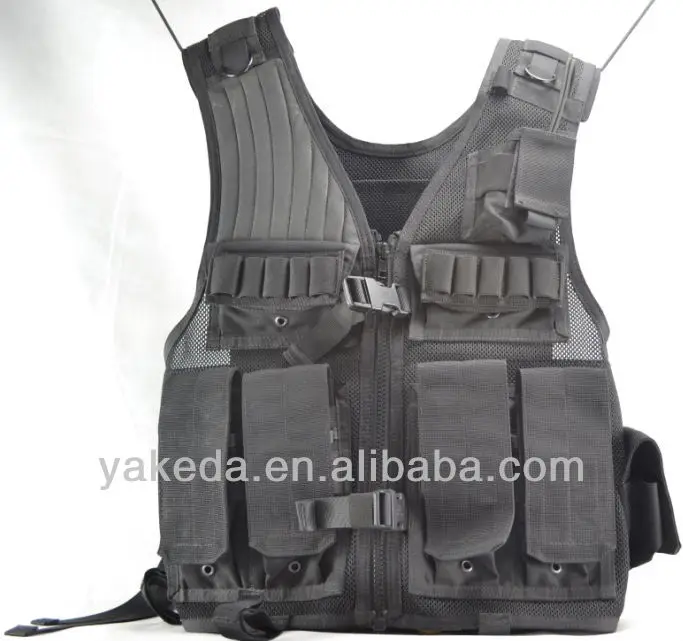 yakeda ballistic military tactical vest with molle webbing