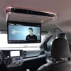 Built In Air Purification System 15 Inch Android 7.1 Car Over Head LCD Monitor Filp Down TV Screen Car Advertising Video Player