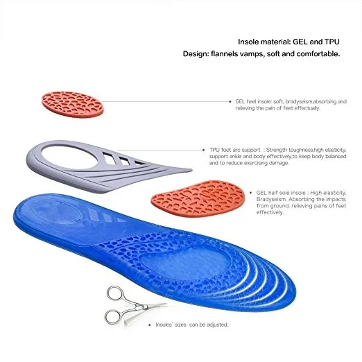 Zrwd20 Sports Orthotic Insoles Super 