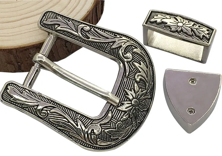 Hardware Silver Mexico Luxury Brass Blank Small Italian Belt Buckle