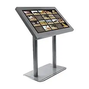Peerless-AV peerCare Antimicrobial Indoor Digital Signage Kiosk Enclosure for 46" Ultra-Thin Displays (White, Landscape)