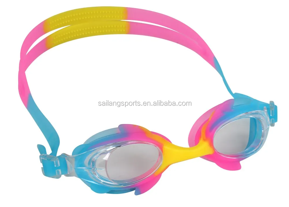 Sailang Af700a Adorable Children Swim Goggles Made Of High Silicone Material One Piece Swim