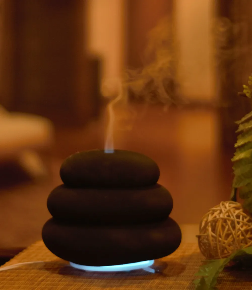 Luky Stone Essential Oil Diffuser By Ultrasonic,Aromatherapy Humidifier