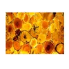 Natural Polished Gemstone Rough Yellow Agate Stone For Interior Decoration
