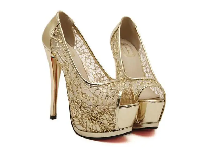 Buy Sexy Lady Peep Golden Classic High Heels Pumps Cheap Women Must Haves Peep Golden Pumps Cheap Golden High Heel Shoes For Women In Cheap Price On Alibaba Com
