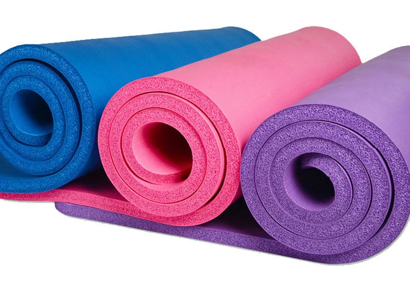 批发15毫米加厚多彩 nbr 泡沫软瑜伽垫厚瑜伽垫