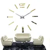 Home Preciser 3D DIY Large Clock Acrylic Mirror Effect Kitchen Wall Clock