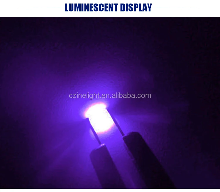 S911-50 Stück SMD LED 0603 violett lila LEDs UV purple 