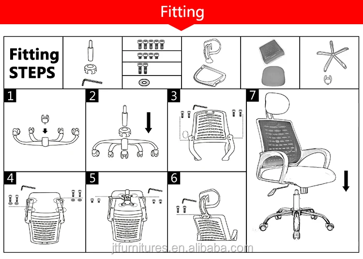 Swivel Steelcase World Convenience Hs Code Furniture Metal Base Mesh