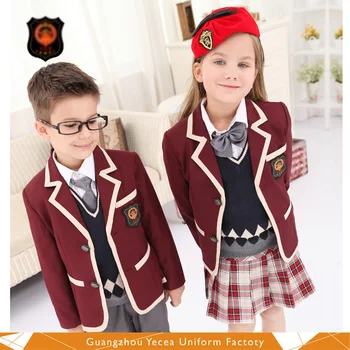 Fashion And Comfortable Kids School Uniforms Design Buy