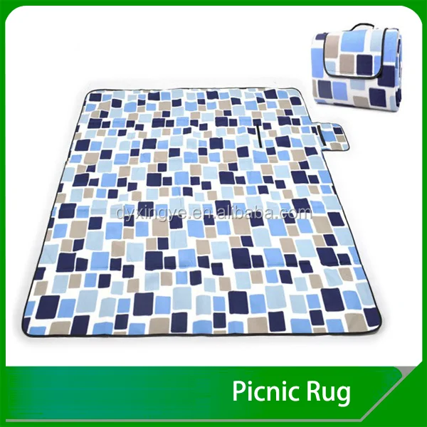 rubber backed picnic rug