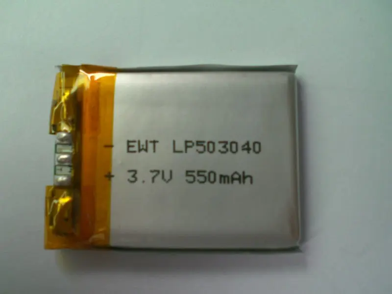 Pl053040 Lp503040 Lipo Battery 3.7v 530mah Cell 053040 3.7v 530mah Li ...