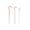 Ultralight Titanium Shepherd's Hook Peg Stakes