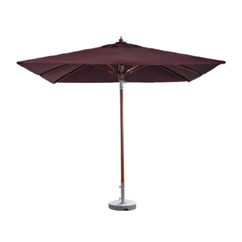 wooden umbrella