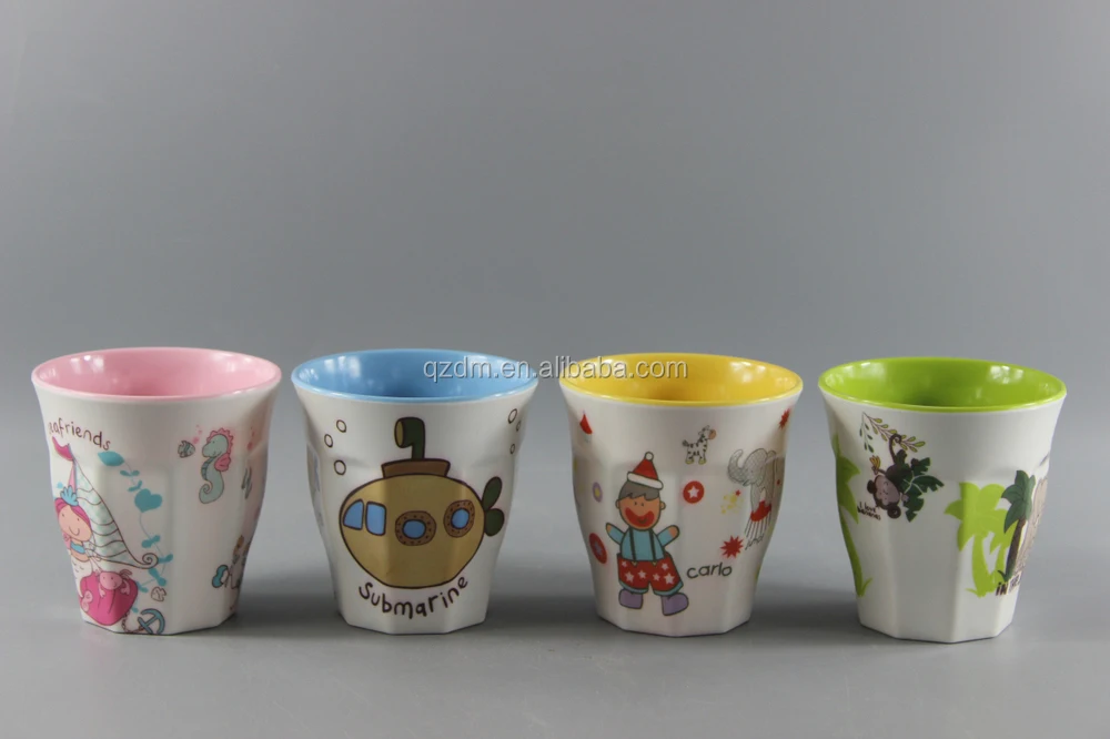 2015 Popular Design 2 Ton Melamine Cups For Children