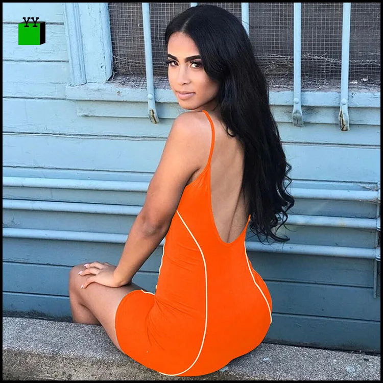 Noble high street fashion high waist polyester elastic short tight backless sexy gym sleeveless snake print jumpsuit one piece