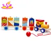 2016 newest and hottest baby wooden toy train,top fashion kids wooden toy train,children wooden toy train W05C039