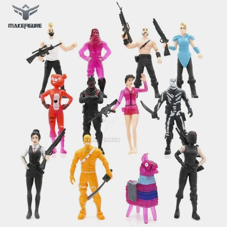 Video Game Action Figure With Cdu Display Game Pvc Action Figure Film Bag,Foil Bag