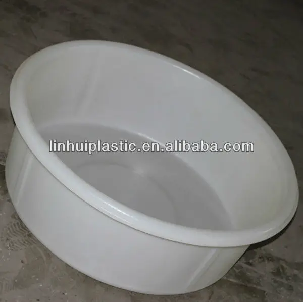 large plastic wash tub