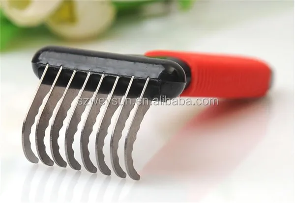 High Quality Stainless Steel Pet Dog Cat Combs Long Thick Hair Fur