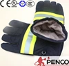 Cold hand protection traffic sign screw cuffs palm leather fire retardant city operator riding night reflective gloves