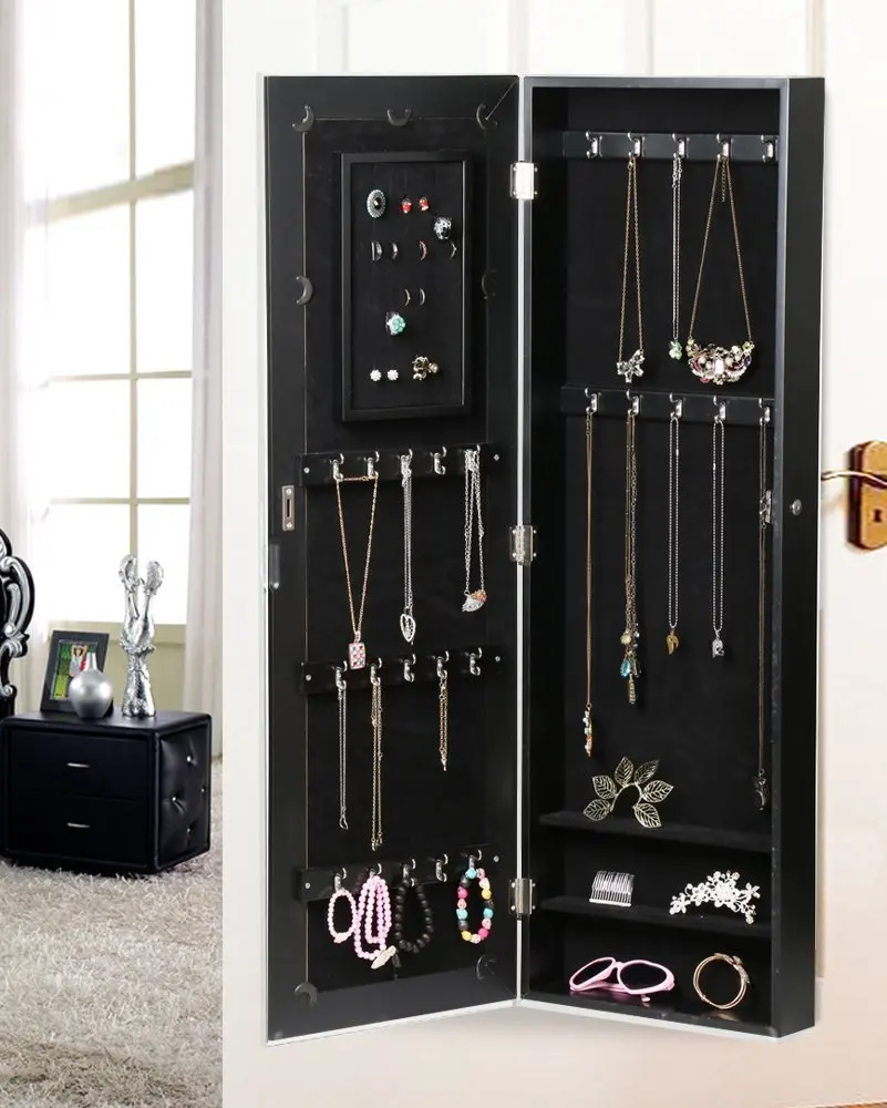 Wall Mounted Hanging Recessed Jewelry With Mirror Buy