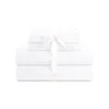 1000 Thread Count Italian Finish White 4Piece Sheet Set, 19 inches Deep Pocket, Solid, Size Queen
