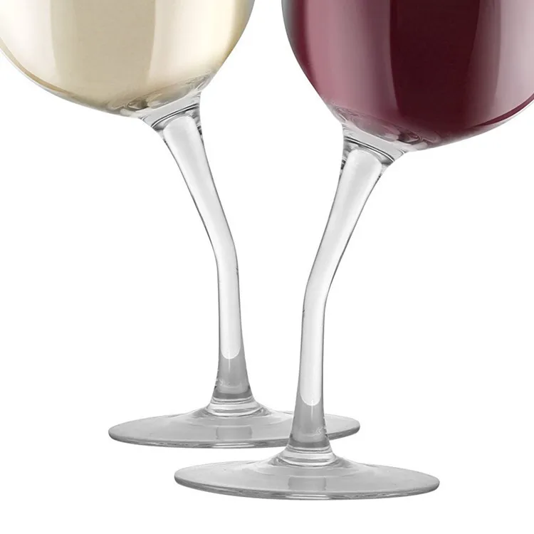 13oz Bent Handle Crystal Wholesale Red Wine Glasses Handle Crystal Wine