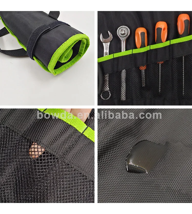 Canvas Riggers Tool Bag Dividers Custom Made Mini Rolling Tool Bag