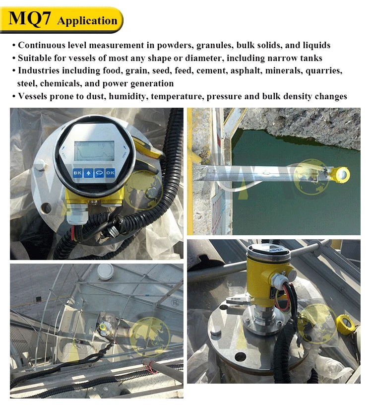 microwave pulse radar level transmitter 