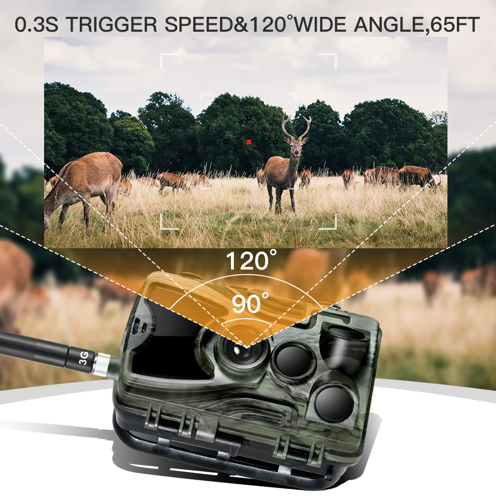 2g Mms Smtp Hunting Camera Hc801m 940nm Cellular Wildlife Camera - Buy ...