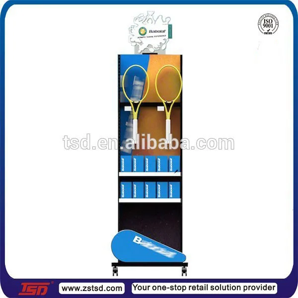 Badminton Racket Display Stand With Castors Buy Promotional Product