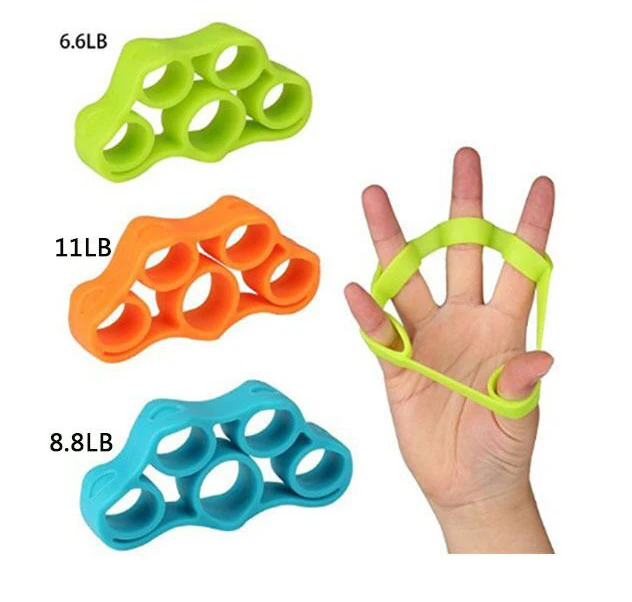 Silicone Finger Stretcher Band Grip Trainer Hand Strengthener - Buy ...