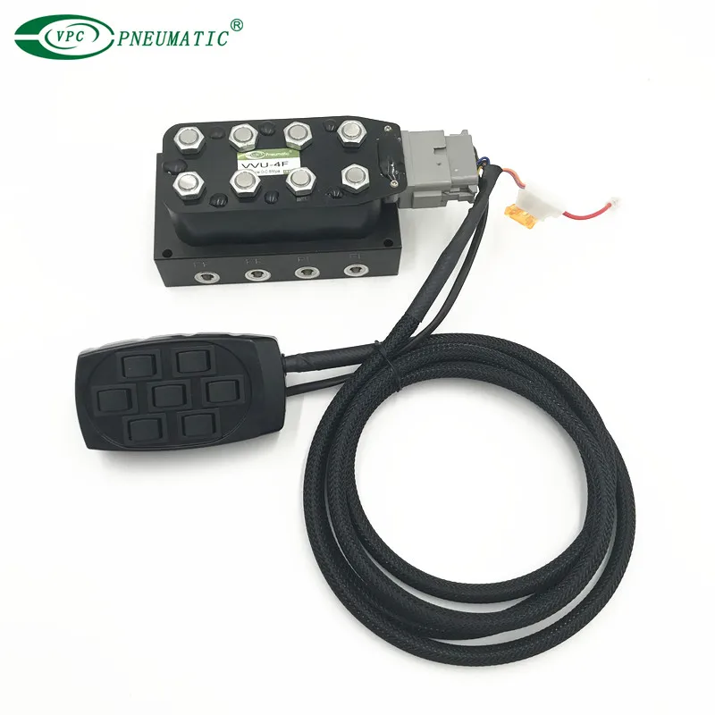 7 Rocker Air Ride Switch Suspension Controller With Braided Harness