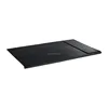 large desk mouse pad with fixation lip leather bent front edge mouse mat