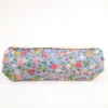 Cute custom colorful flora printed zipper pencil case for student