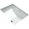 Solid and durable Rectangle Vox Ceramic Undermount Bathroom Sink porcelain Art Basin