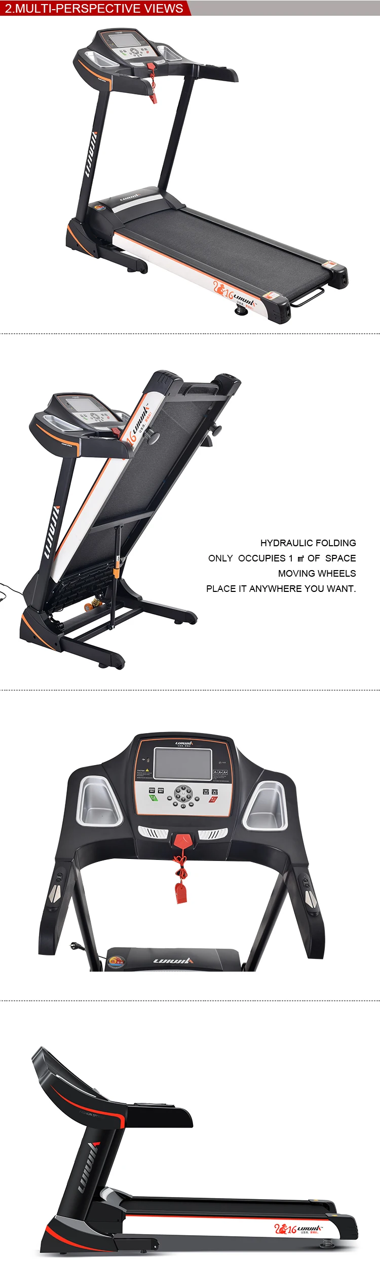 Walking Exercise Equipment Treadmill With 44cm Size Walking Belt Buy