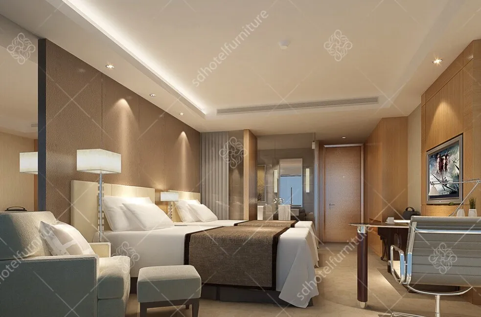 Panel Wood Style And Modern Appearance Hotel Bedroom Furniture (2).jpg