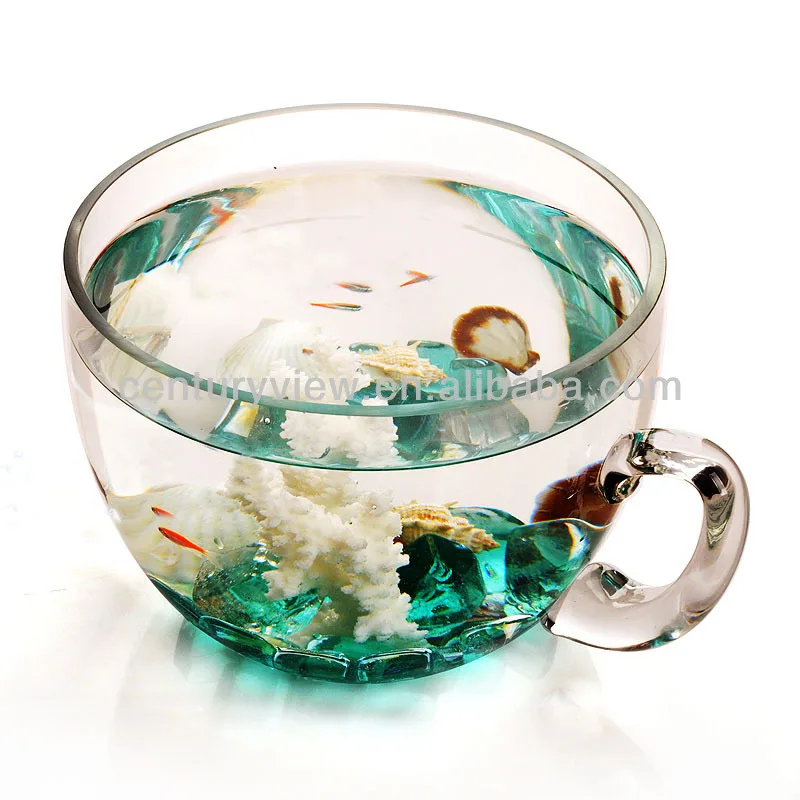 Round Decorative Large Wholesale Glass Fish Bowl Used Decorage - Buy