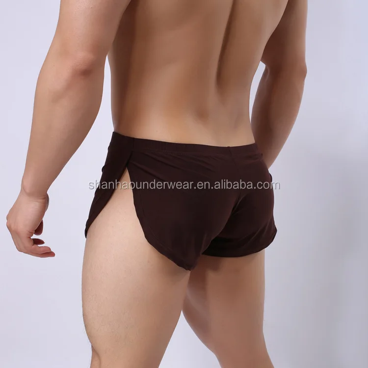 Men's Loose Nylon Blend Spandex Briefs Boxers Panties Underwear