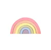 Hot style home wooden rainbow building blocks children's room creative scene layout home decoration