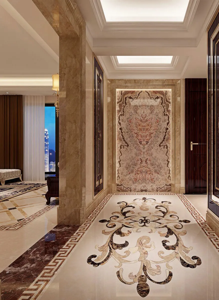 Wholesale 200*300mm 3d inkjet glazed ceramic textured waterproof  wall tile