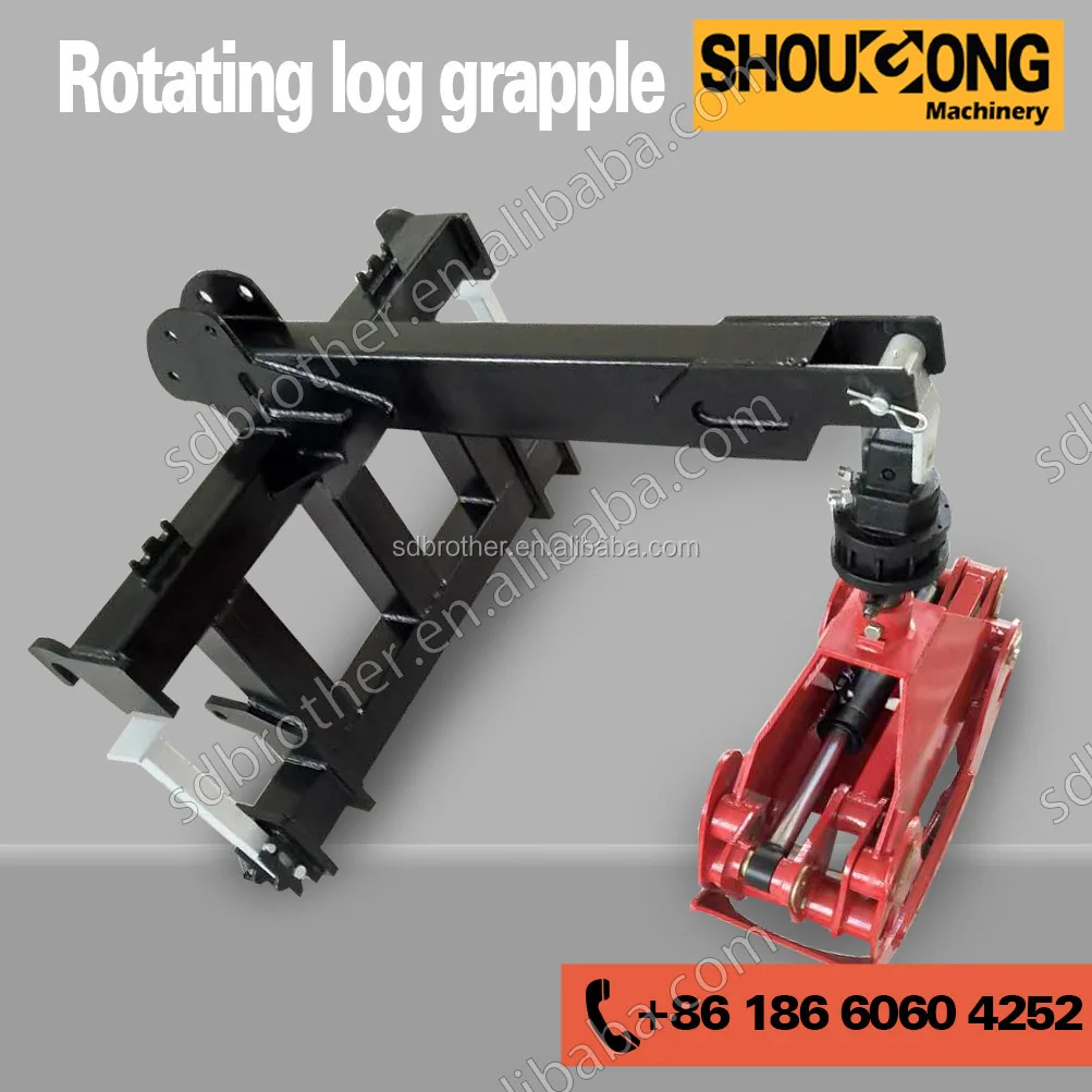 Swivel Log Grapple For Wheel Loader And Backhoe Loader Buy Swivel Log