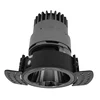 7W 11W 15W COB Modular Down Light Recessed Trimless Square Low Glare Mirror black/Gold Reflector Modular Hotel Downlight