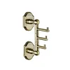 Luxury Zinc Alloy bathroom accessory 3 legs bath accessory Antique copper colour Robe Hook