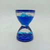 acrylic liquid water oil clock