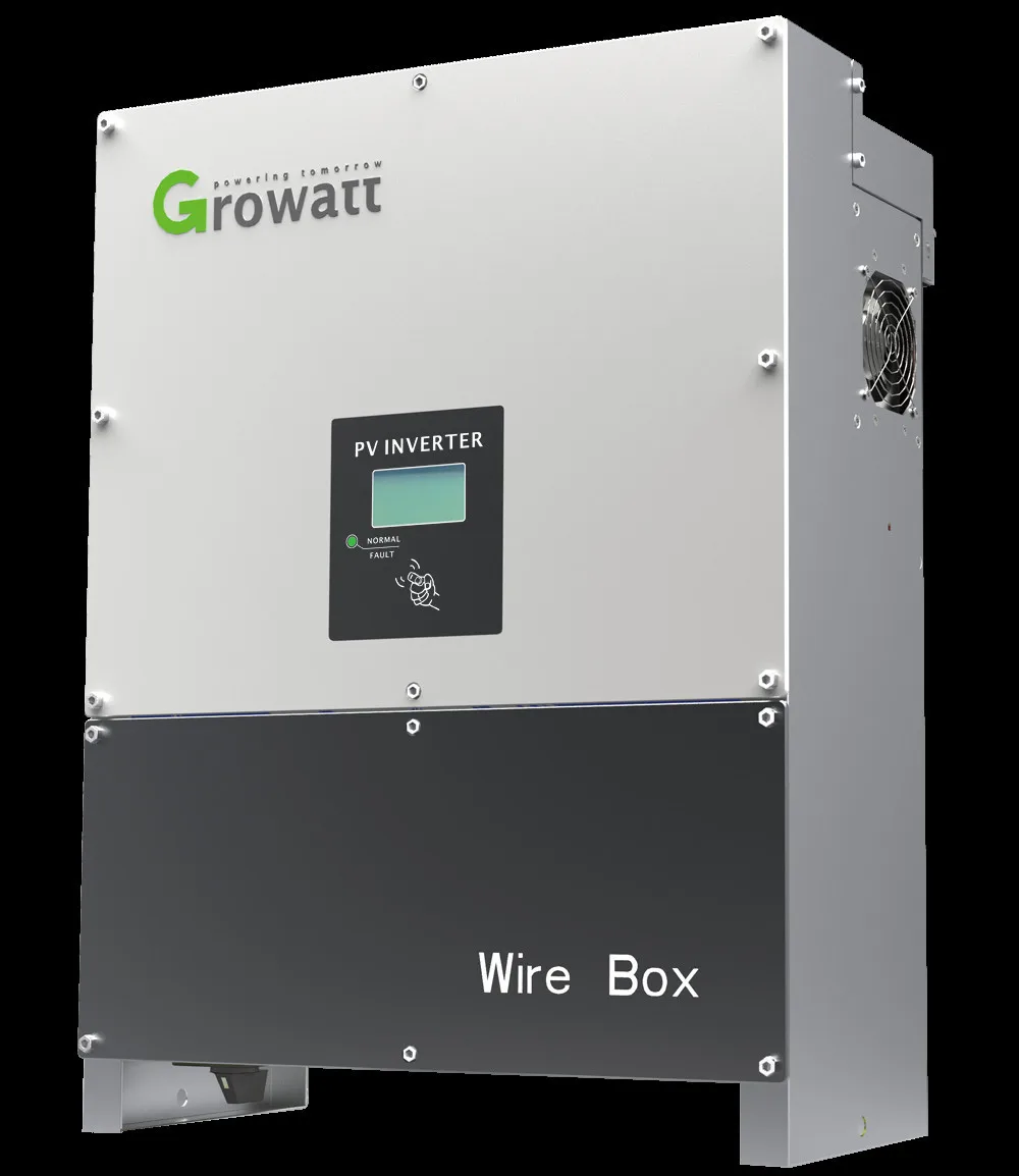 Growatt 10kw Solar On Grid Inverter 3 Phase 10000w Pv Grid Tie Inverter With Transformer Less Ul