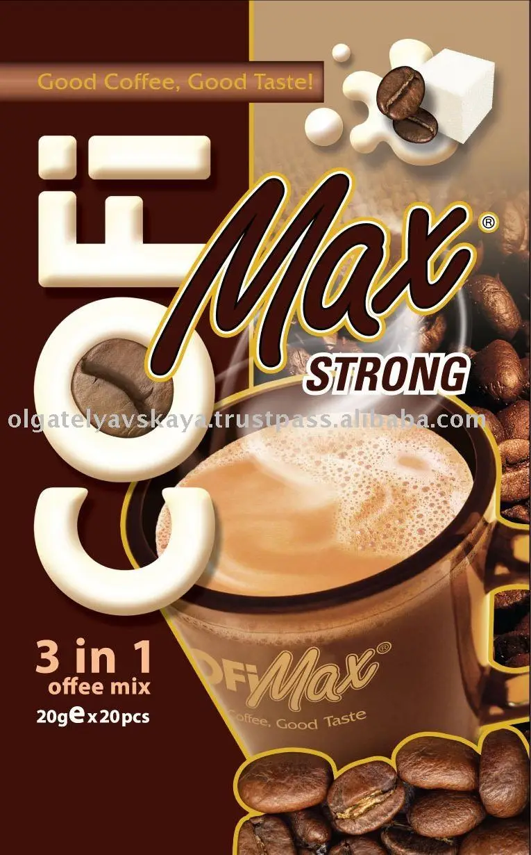 Campuran kopi instan 3 in 1-CofiMax Kuat-produk BARU-Kopi 