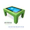 Green happy education multi touch table lcd display indoor floor standing screen
